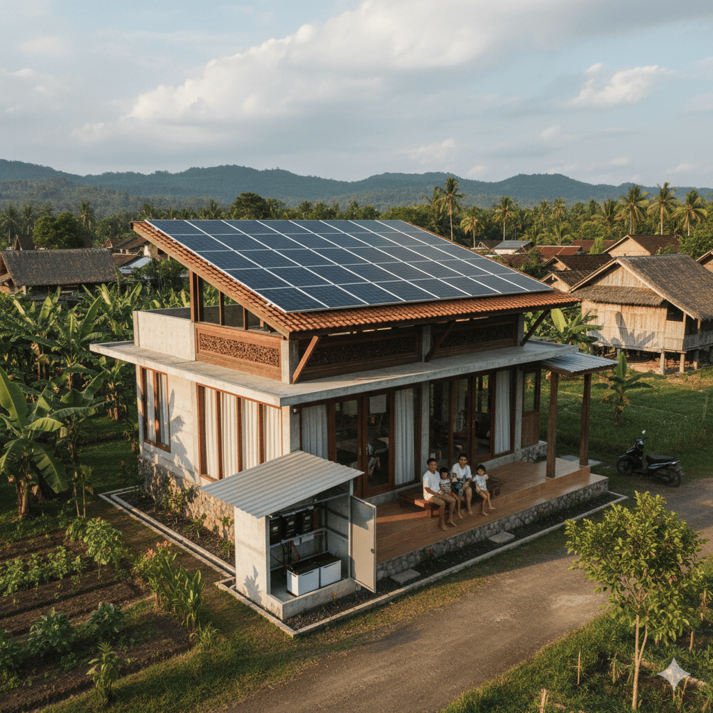 Pembangkit Listrik Tenaga Surya OFF Grid